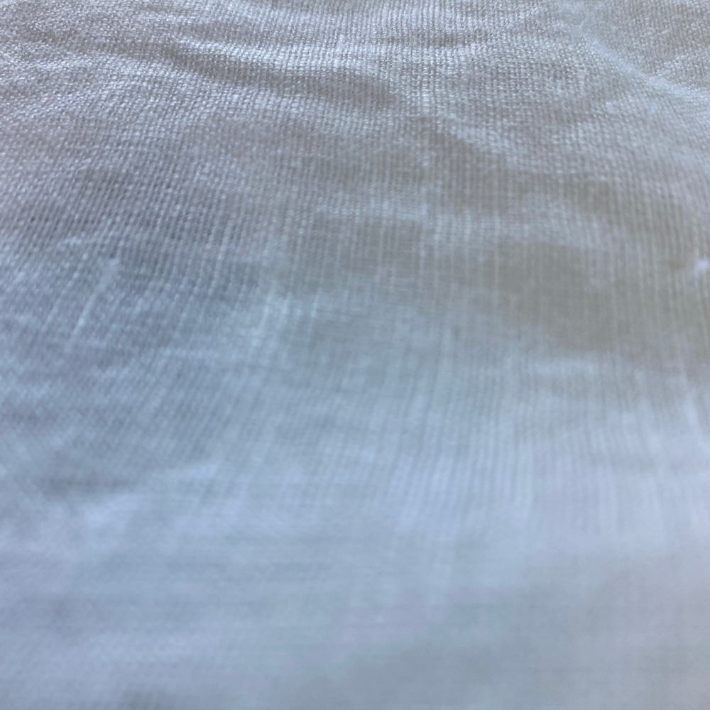 Joie 100% Linen Long Sleeve Shirt White Collar Button Down Beachy Classic Size L - Picture 11 of 14